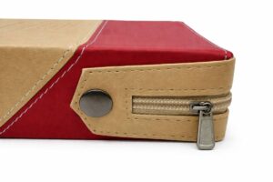 English - Russian Parallel Bible (KJV) Zipper, Tan/Cherry, Compact - Англо-Русская Параллельная Библия Авторизованная версия KJV- Синодальное издание, бежево-вишневая, замок, компактный формат
